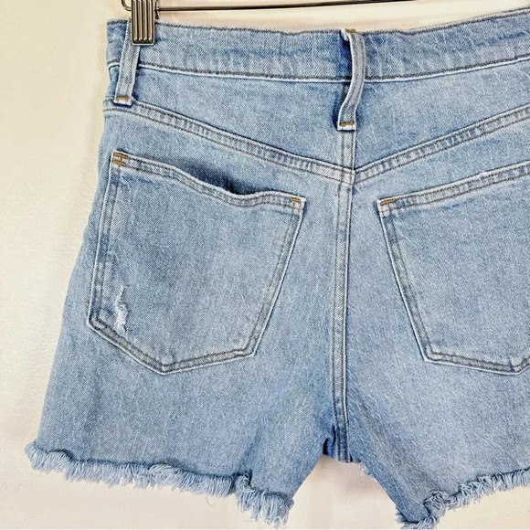 Madewell High  Rise Ripped Astell Wash Denim Short - Picture 9 of 12